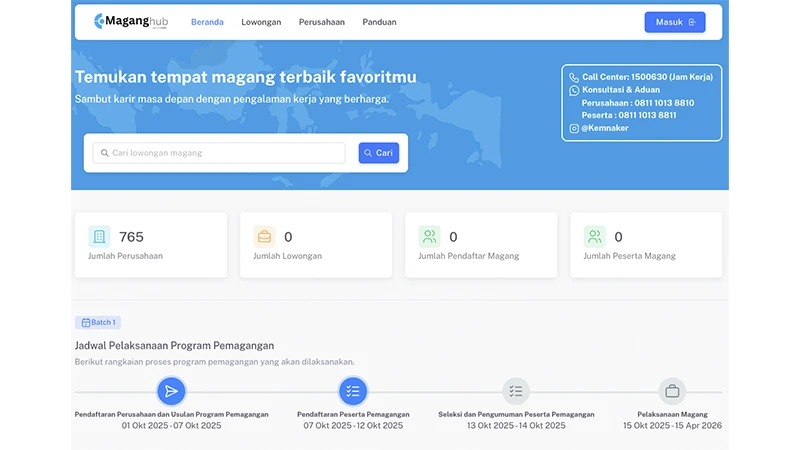 Cara Daftar maganghub.kemnaker.go.id 2025, Jadwal, dan Syarat Program Pemagangan Kemnaker